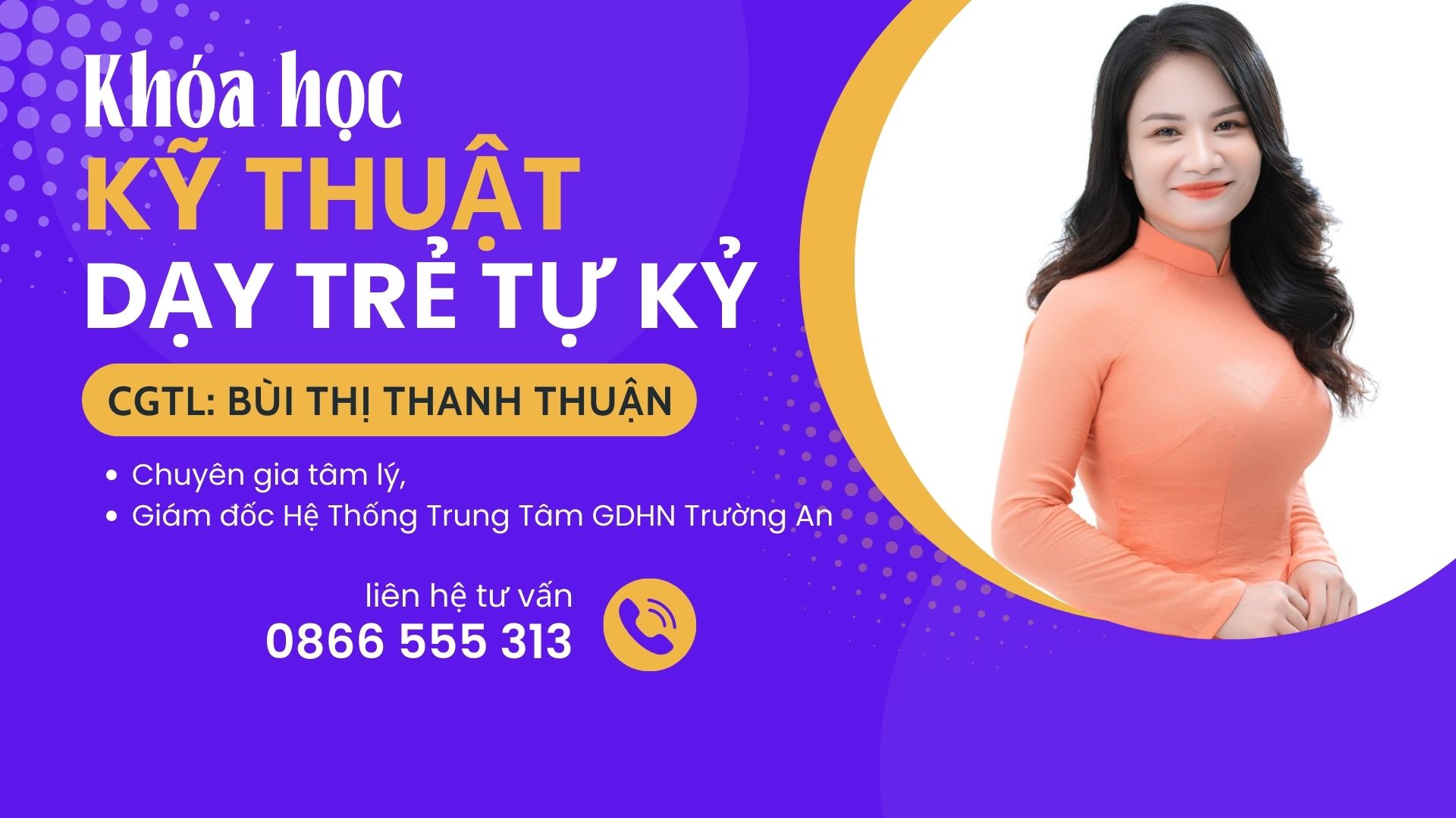 Khóa học: Kỹ thuật dạy trẻ tự kỷ